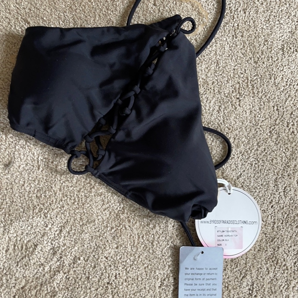 Swim suit too small black